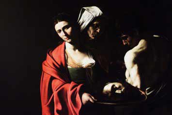 Caravaggio - Salomé con la cabeza del Bautista - Palacio Real de Madrid