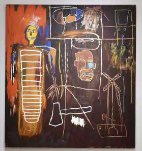 Jean-Michel Basquiat - Air power - Colección de arte de Bowie