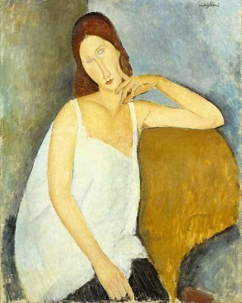 Amedeo Modigliani - Jeanne Hébuterne, 1919. The Metropolitan Museum of Art, New York.