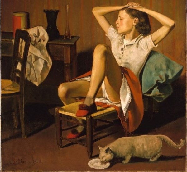 El puritanismo en el arte. Balthus - Thérèse Dreaming (el sueño de Teresa), 1938.