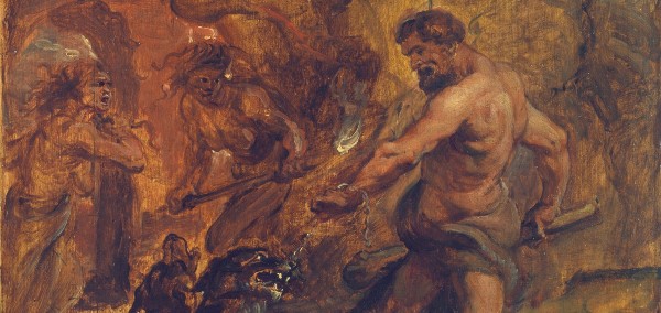 Rubens - Hércules y el Cancerbero, 1636-38, detalle.