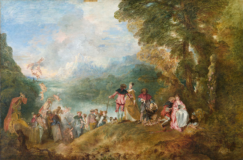 clon Llevando Marketing de motores de búsqueda Rococó. Pintura galante y festiva en la Francia del XVIII