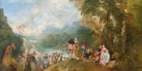 La pintura festiva y galante en la Francia del dieciocho.